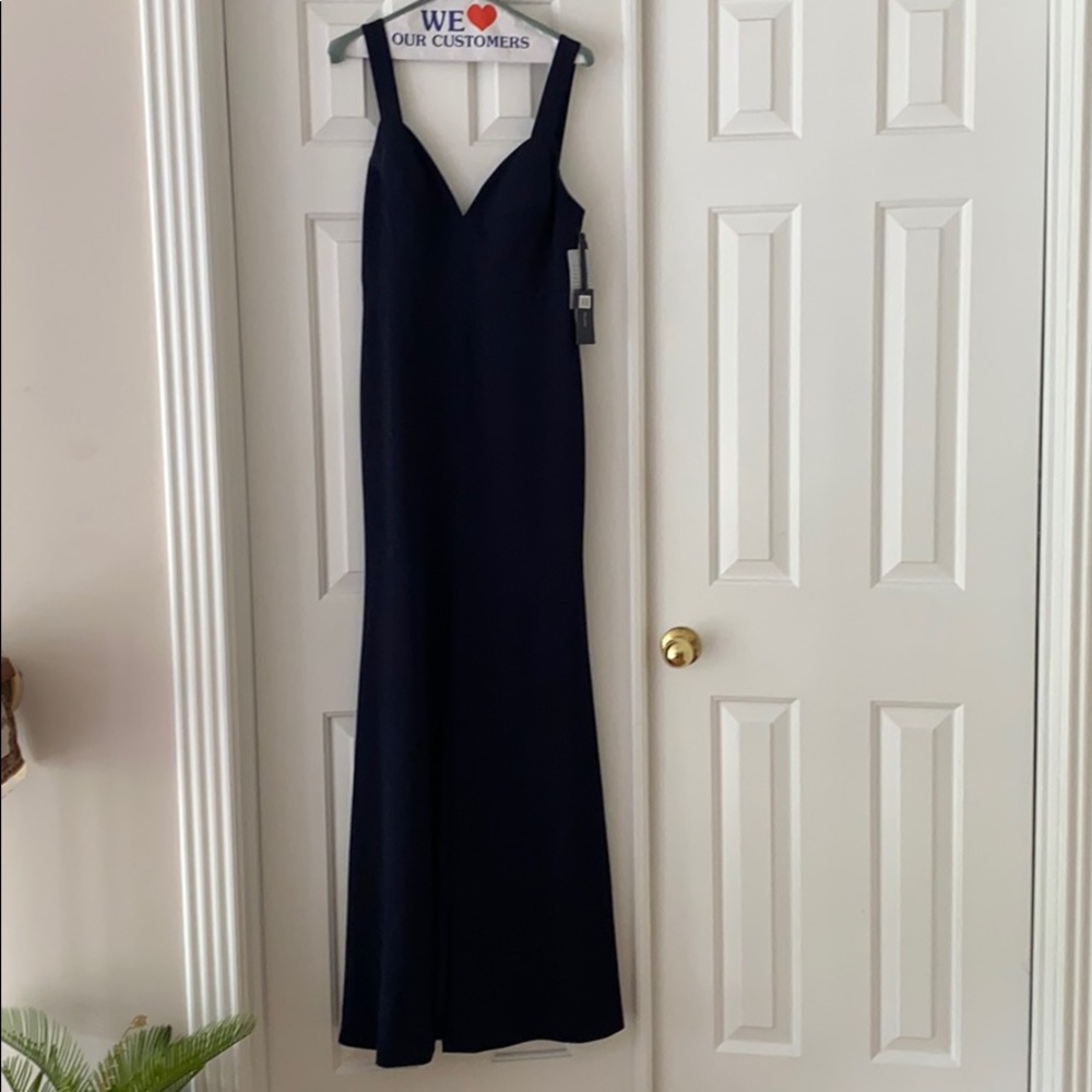 Navy blue Vera wang gown